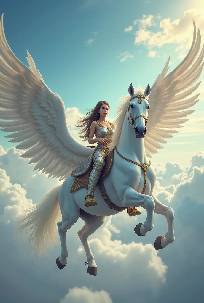 A cute sorcerer (cute woman, sexy airy silken robe with bright symbols) is riding on the back of a fierce griffin, she is tossing lightning as the griffin flies low over the battlefield
