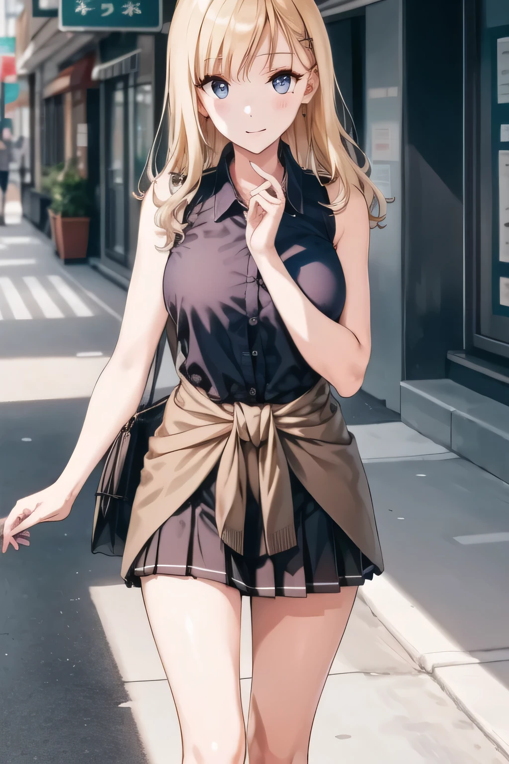 (masterpiece), Mature , sexy, After, Floral lace underwear, Natural light, realistic, camel toe, diffused light, Depth of bounds written, white skirt, vapor, (lift skirt),black underwear, (urination), lively , embarrassed expression, Public place