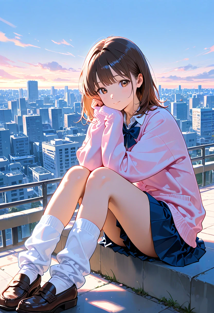 (High-resolution images, Atmospheric perspective, 8K, Very detailed, Accurate, Highest quality), woman, (Winter clothes, Jacket, skirt), avert your eyes, (Realistic eye size, Droopy eyes), Spread your legs, Squat, smile, Sweat, (Dark Downtime, sunset), boots, Downtown Area), ((Very detaileded drawing luxury panties)), (((her long-skirt lining between her legs))), Long Hair, Small breasts、Browsing Caution
