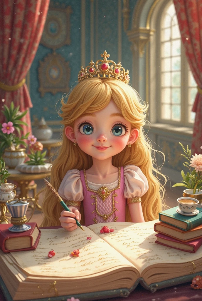 portrait, 5 year old girl happy in magical bedroom，Accompanied by a friendly and adorable dragon, surrounded by books. The scene creates the atmosphere of the night，The lighting is charming. Create a fantasy and lovely atmosphere. The overall style is reminiscent of cartoon-style children&#39;s illustrations. masterpiece, perfect hands, perfect eyes, Chibi style, Stunning light night, 16k,