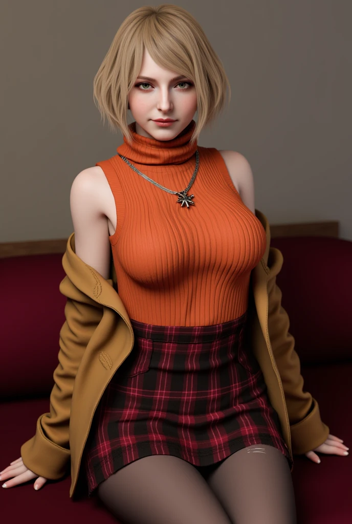 (masterpiece, photorealistic:1.4, extremely intricate:1.3), (photon mapping, radiosity, physically based rendering, ultra resolution, hyper-realistic, photorealistic:1.4, hyper-realistic, 8K), ((((19year teenage (closeup portrait girl), [supermodel:waif:0.5], long lashes, [large breasts:medium breasts:0.1]), short straight pixie ([blonde hair:bright hair:0.7], red lips, goth, collar)), [makeup:freckles:0.8])), smirking, gasp, sultry, BREAK, ((indoor, jail cell, bars, barred, ambient shadow, ((((loose orange jumpsuit unbuttoned), hands behind back)))), clear blue eyes)
