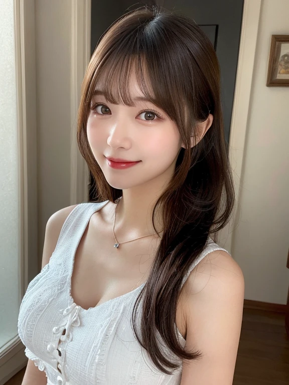 ((Highest quality)), ((masterpiece)), (detailed), One person, sexy,Large Breasts, 18-year-old, Idol face, High resolution, High-resolution model, Textured skin, Ultra high definition, Cute face, baby face, Super Slim Body,