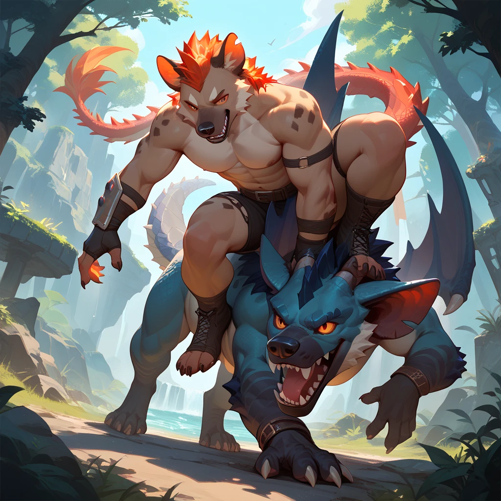 (敗北Multiple Lizardmen)、Black body、White belly、Toned body、ruins、cool、Broken Armor、((On all fours、((((Being violated、Orgy))))、A lot of semen、Intense 、Multiple Lizardmen))