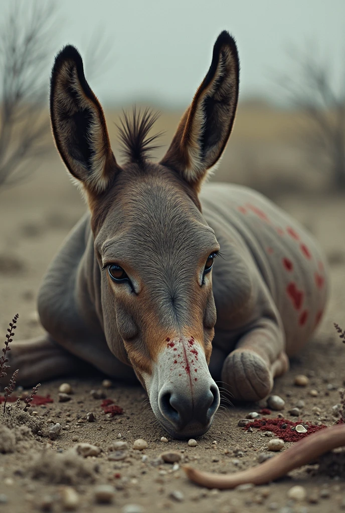 ((((hyena, feral)))), indoors, masterpiece, high quality, realistic, detailed background, ((((rear view, lying on belly, penis going into own anus, anal, penis on top on balls)))