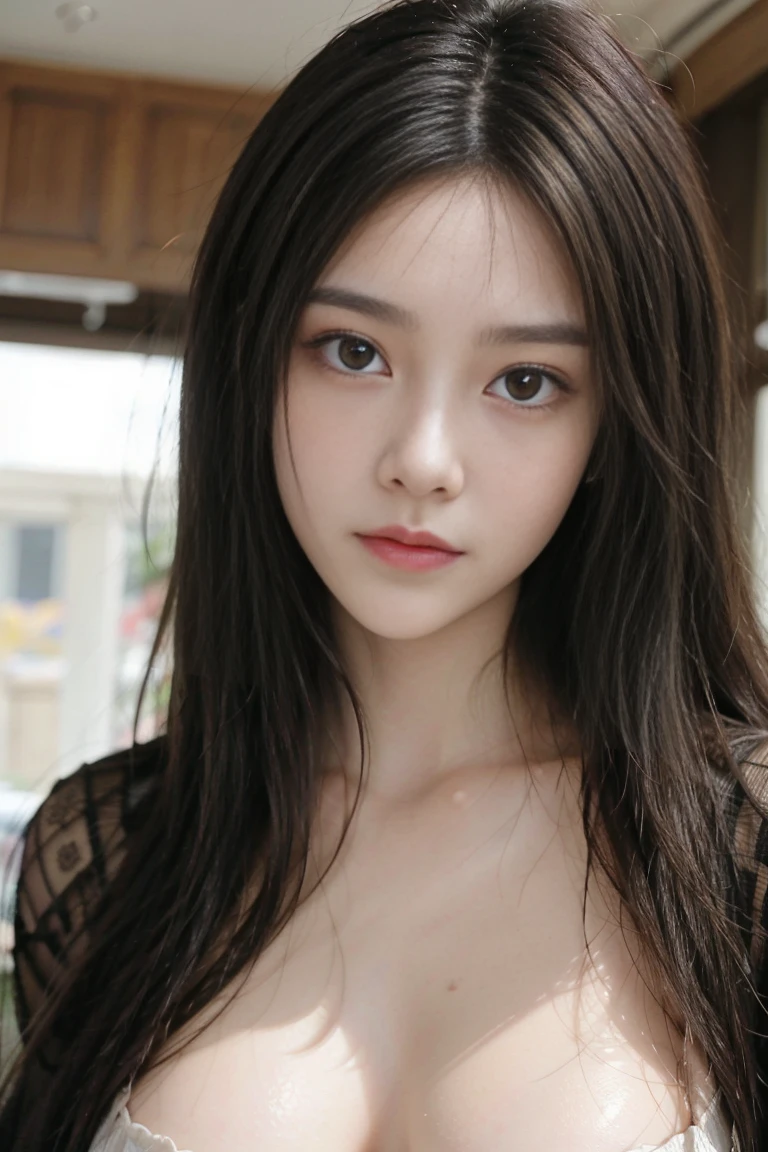 highest quality,masterpiece,Ultra-high resolution,Original photo,Ultra-high resolution,Beautiful woman 25 years old woman'Fashion that was popular in the 1990s,Long legs:1.5,Shorts,Full Body,Flashy makeup using red eyeshadow,Big smile,Short cut with subtle side waves,Gray background,