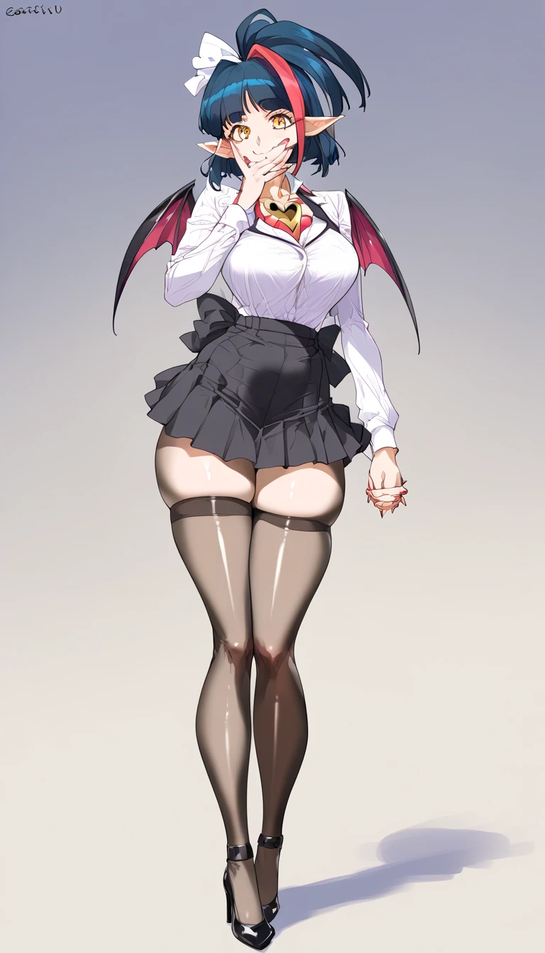 black lence stockings,high-heels,sitted,opening legs,is shy,Transparent underwear,soaking wet,Liquid runoff,red eyes,Arrogant,succubi,The demons,Stick out your tongue,Bad laughs,Translucent panties,female genital,Open the