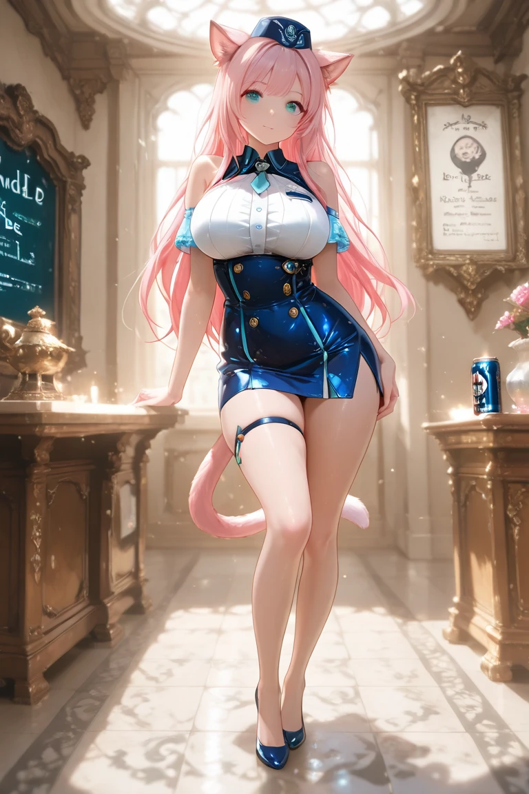 5 years old girl Bad smile Drooling Heterochromic pupils Long hair to waist Cat ear hairpins Latex underwear Sheer clothing Latex tights Fluffy tail Kneeling legs spread High heels Lower body white liquid Strangled flesh Soft light Pregnant on the table SM Kneeling in the right direction with legs spread