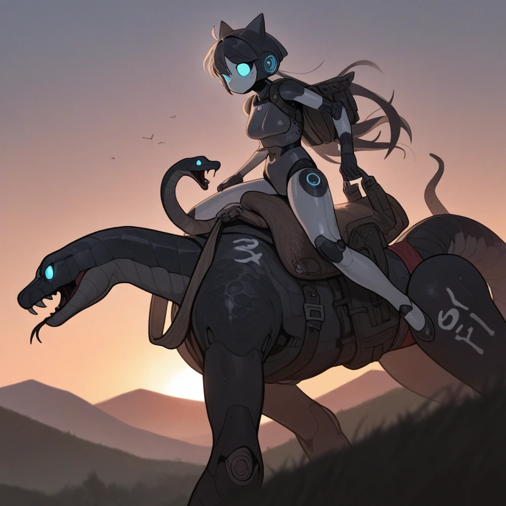 masterpiece, a goblin is riding a girl, (all fours), 1girl, (bodysuit:1.1), (nose hook), reins, collar, chain, rope, Kohinata Miku ShenShoujing, black hair, short hair, blue eyes, small breast, blank eyes, empty eyes, obey, emotionless, expressionless, mind control
