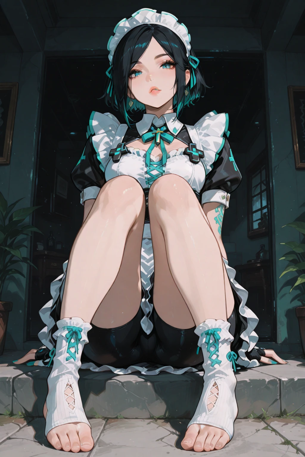 standing on one leg,looking down,from below,panties,looking at viewer,selfy,tall,eight heads
,masterpiece, Best Quality, , absurderes, Perfect Skin, Detailed skin texture, ultra-detailliert, 8K, Intricate details, beautifull detailed face,hight resolution,