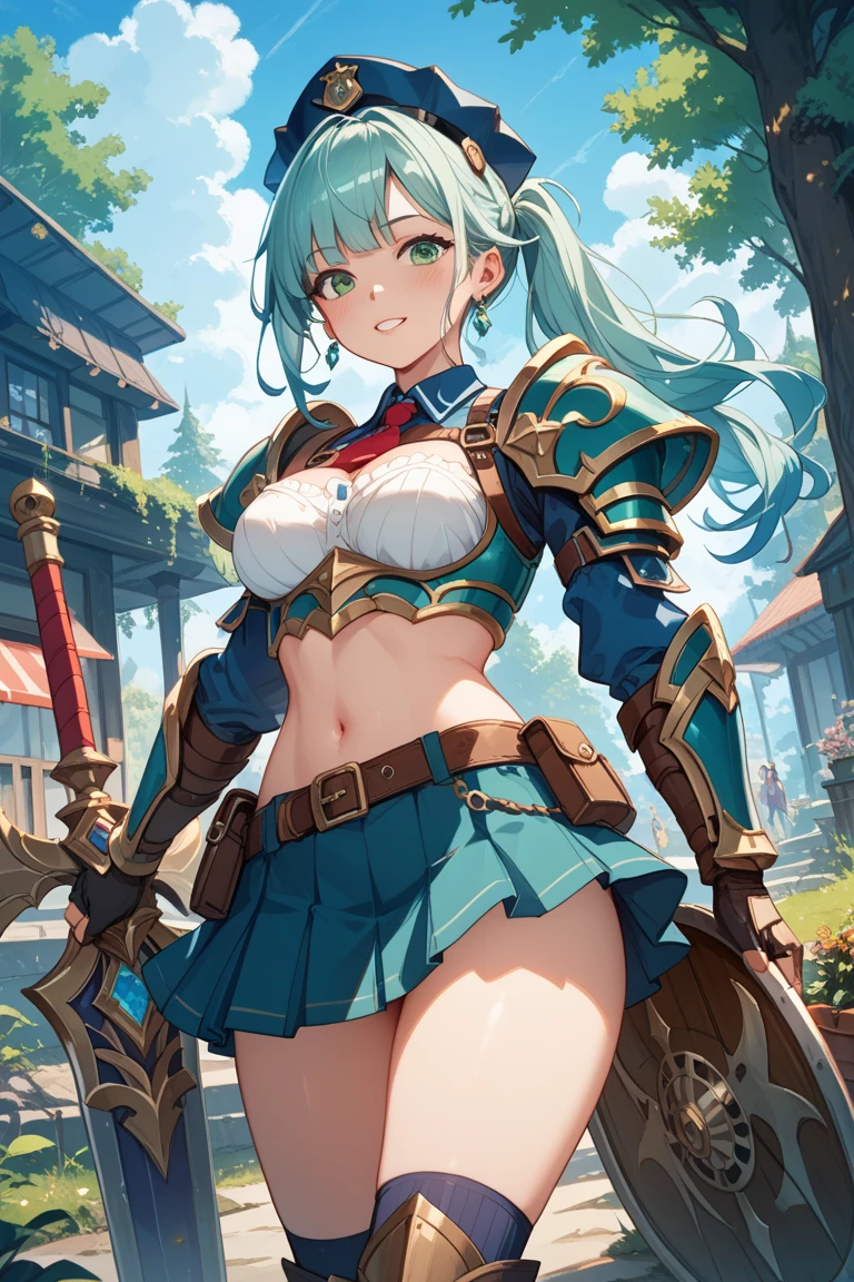 blue  hair,hentail realism, shadowing,，character sheets, reference sheet, Standing painting, 8K, Super detail, 1080p, Women's HD，femele, 16k, A high resolution, Best quality, High quality, Anatomically correct, Masterpiece, ccurate, hyper HD，As graceful as a swan，unreal-engine， Ghibli-like colors,   anime big breast,  Standing painting, angle of view,battle armor，ssee-through，Lace skirt
