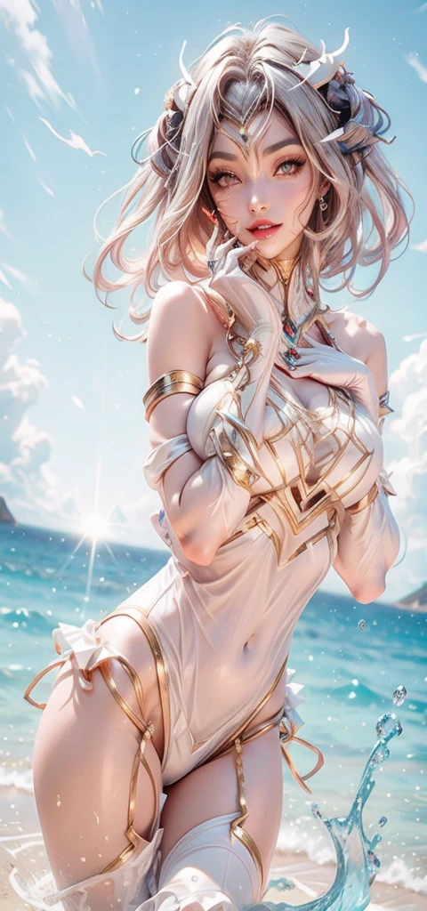 Golden Saint Seiya, (Mecha) (Mechanical) (Armor), Professional RAW Color Photo, (Back Corner), (Lying Down Leg Lift Exposed Butt: 1.5), (Cumming on Body, Shooting on Breasts, Facial Cumshot, Cumming in Hair): 1.2) (Open Leg: 1.3), Perfect, (Wide Angle), (Three Rules), Perfect Legs, (Pendant) (Colored Gems) Knee Flexion, Perfect Feet, Panties Close-up, Sweat, Water Drops, Best Quality, Masterpiece, Super Resolution, (Reality: 1.4), 1 girl, bare shoulders, crazy details, (hip folds: 1.5), lower chest, side chest, unrealistic engine style, Boca effect, David La Chapelle style lens, bioluminescent palette: lilac, pale gold, pale pink, bright white, wide angle, super fine, cinematic still life, vibrant, Sakimichan style, perfect eyes, highest image quality 16K, inspired by Harry Winston, a masterpiece shot by the Canon EOS R 6" Chaos 50,--, Under Eye Mole, ray tracing, surrealism, textured skin --s2