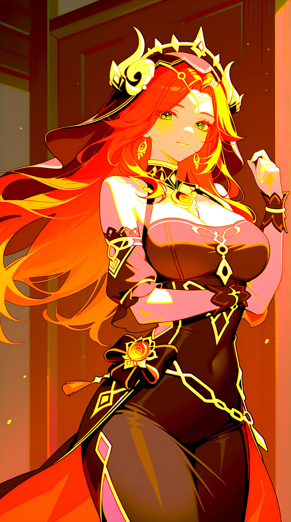 a redheaded man with fox ears, femboy,fullbody,extremely detailed portrait, photorealistic, high quality, intricate details, 8k, masterpiece, vibrant colors, cinematic lighting, fantasy, digital art