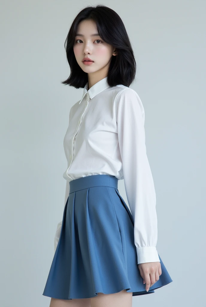 One Girl、Beautiful and detailed eyes and face、barefoot、Cute 16 year old Japanese girl, ((Extremely precise and accurate anatomy:1.0)), (photo Realistic:1.4), (hyper Realistic:1.4), (最高品質のRealisticな肌の質感:1.4), (Improvement of quality:1.4), (Enhances the beauty of skin texture:1.1), Clean and glowing skin, mesh, thin:1.2, (Realistic:1.3), Realisticなライティング, (Smoother lighting:1.05), (Improving the quality of cinema lighting:0.9), Backlight, A gentle light on your face, Ray Tracing, (Bright light:1.2), 32K, One Japanese woman, fine grain, Detailed face, (Film Grain:1.1),(Accentuates body lines:1.1), High resolution, Natural look, Kind eyes, Improves hair quality, Delicate light and shadow, Transparent muscles, Graceful pose, Beautiful Eyes, Sharp details, Soft light reflection, Beautiful contours, Delicate skin tone, Fine hair texture, Natural background, (((sunny day、School zone、A strong wind is blowing、Her hair and skirt are flying、 Open shirt、Pleated skirt、stroll:1.25、Light of the sun、Clear skies、stage、Blue sky and white clouds、The joys of youth)))、