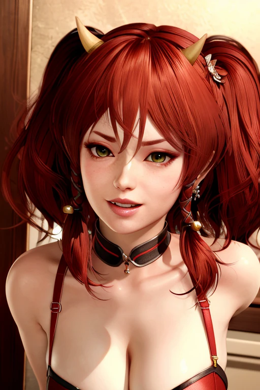 Best Quality, Masterpiece, High Resolution, 1girl, (Asuka Langley Soryu: 1.1), Transparent silk lace lingerie, pretty face, hair accessories, look at the audience, smile, close mouth, lips, red bikini lingerie, wet all over, hair accessories, long hair, earrings, pretty face, full body, (wet: 1.3), thighs, realistic, (realistic face: 1.2), (big breasts: 1.1), (thin waist: 1.1), camel toes, Tindal effect, Realism, (Reality: 1.5), Shadow Studio, Edge Lighting, Two-Color Lighting, (High Detail Skin: 1.2), 8k UHD, DSLR, Soft Light, High Quality, Volumetric Lighting, Photo, High Resolution 4K, 8K, Blurred Background --auto --s2