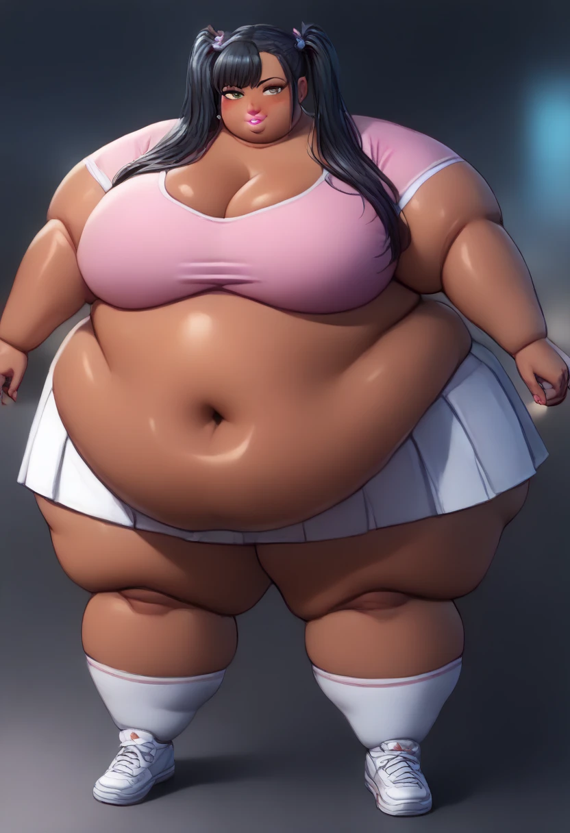 Super sized fatfat huge huge belly Fat obese sssbbw gluttony high school girl