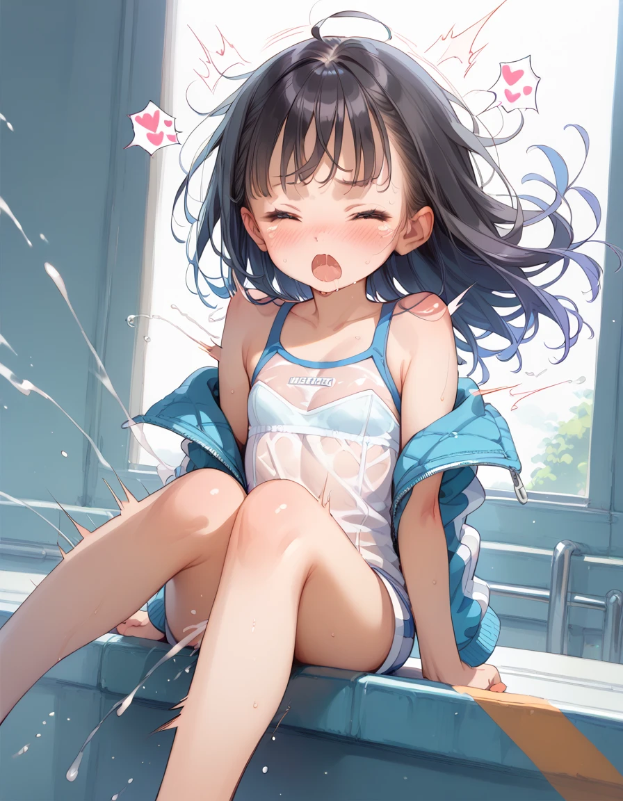 (Best quality, 8k, 32k, Masterpiece, UHD,:1.2),RAW, 1girl,ultra cute , natural lighting,transparent shining eyes, 20yo ,fair complexion, (( school swimsuit)), Closeup shot, wedgie, shy smiling, medium hair, (ecstasy:1.3) ,(slut:1.2), (vulgarity:1.3), (fucked silly:1.1),(steam:1.1),(wet:0.8),(trembling:0.8),(tears:0.7) ,(drooling:0.6),(sweat:0.8), embarrassed, blush,, ((White Background)), From Below, legs up,, bare foot