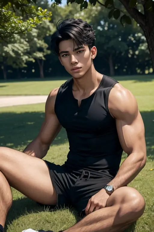 arafed male model in a blue shirt and black shorts posing for a picture, inspired by Yanjun Cheng, handsome stunning realistic, by Zhou Fang, by Qian Gu, by Yang J, yanjun chengt, inspired by Yeong-Hao Han, inspired by Joong Keun Lee, photorealistic perfect body, by Zhou Chen, inspired by Russell Dongjun Lu