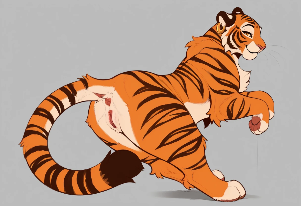 HD graphics，Detailed and realistic，high detal，high qulity，photo-realistic，photorealistic eye，Detailed paws，Masterpiece artwork，top-quality，32k，hyper HD, ((((feral tiger)))), ((((????????????, raised tail,  ??????????, hyper flared ?????, erected, excessive ???, hyper ??? splatter, ??? explode, ??? strings, ??? all the way through, all the way through, ???? against wall, excessive ??? on wall)))), ((((cumplosion, mouth cumplosion, gaping mouth))))