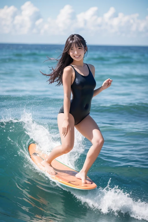 (ZoomedOut:1.28, Wide-shot) ZoomLayer (Epic photo of surfer magazine:1.37). (Full of Water, Everything Wetted:1.4) WetHair (extremely detailed Cute Girl in RED Floating in the air:1.37)(SparklingHighlights:1.28), Dynamic Joyful Expressions LifeLike Rendering . Overflowing Gigantic Sideboob (Clearly Visible Beautiful Breast to Buttocks Line) Tiny and Roundly Butt, Detailed wet clothing texture, see-through leotard with Full laced up sides, (Sloppy Surfboard:-1.2) Riding on waves, Sparkling water, TyndallEffect(Starry Water Particles:1.32), Whole Body proportions and all limbs are anatomically accurate