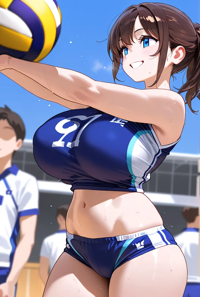 (Two Women),(Two beach volleyball players standing side by side:1.5),(Japanese),(Same beach volleyball team:1.5),(Beach volleyball white bikini:1.3),(Wearing the same thing:1.5),(short hair:1.3),rest(whole body:1.5),(Beautiful Eyes),(Pretty face),(Very detailedな顔:1.5),(Very detailedな女性の手:1.5),(Sunburn:1.3),(Puffy nipples:1.35),(Muscular:1.3),(Thick thighs:1.5),(Clear blue sky in the background:1.2),(((Blurred Background:1.5))),(Soft lighting:1.5),(Depth of written border:1.5),rest(((masterpiece:1.5),(Highest quality:1.5),(Very detailed:1.5),(High resolution:1.5),(practical:1.5),(practical:1.5))),8k,Puffy nipples,