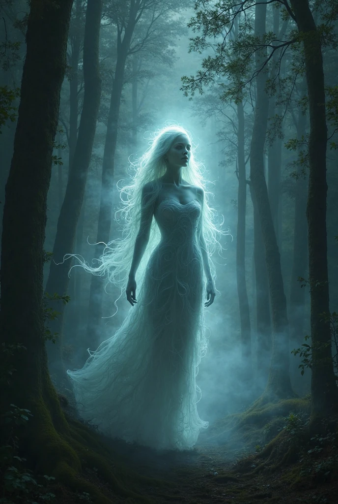 ghost young woman angry someone killed her in forest