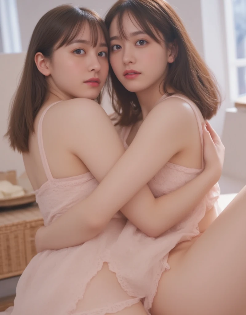 (8k, Best Quality, Masterpiece: 1.2),　young girl、masterpiece、onsen、(nude:1.8)、photo realistic、realistic、full body, (flat chest:1.6), solo