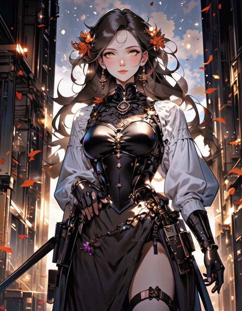 spider woman, steampunk style