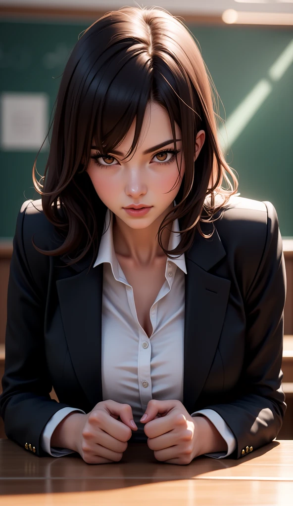 rating_questionable, score_9, score_8_up, (cum eating:1.3), (cum on salad bowl:1.2), best quality, masterpiece, ultra high res, detailed face, ((rise kujikawa)), ((39yo)), (milf), (solo), (Saliva Drooling:1.3), (naughty face), frown, (ahegao:1.2), (business suit), (sweaty), (humid:1.3), (pawg), (restaurant), sitting,
