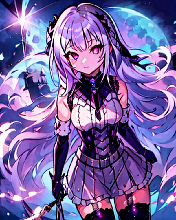 masterpiece, highest quality, High resolution, One girl, alone,
Testment Form, Dark Magical Girl,