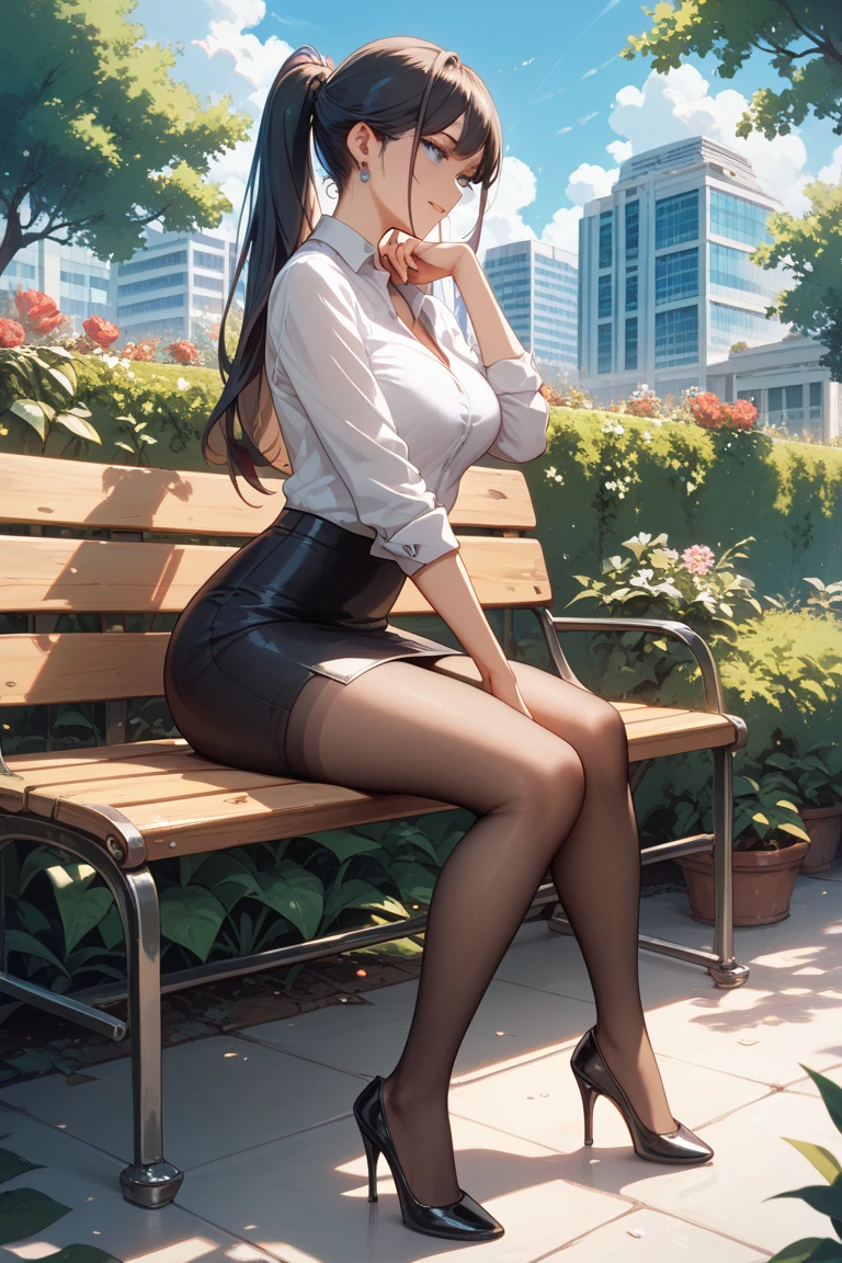 (best quality,4k,8k,highres,masterpiece:1.2),ultra-detailed,(realistic,photorealistic,photo-realistic:1.37),beautiful woman,skirt, sitting with legs open, sitting, sitting showing her panties,hot woman,seductive pose,attractive legs open, legs open, sowing her pants,lovely face,long hair,fashionable outfit,elegant stance,confident expression,soft sunlight, vibrant colors,smooth skin,subtle shadows,artistic lighting,sensual atmosphere,stylish background,modern vibes,feminine beauty,subtly provocative,mysterious allure,classy and sophisticated,impeccable taste,professional photography