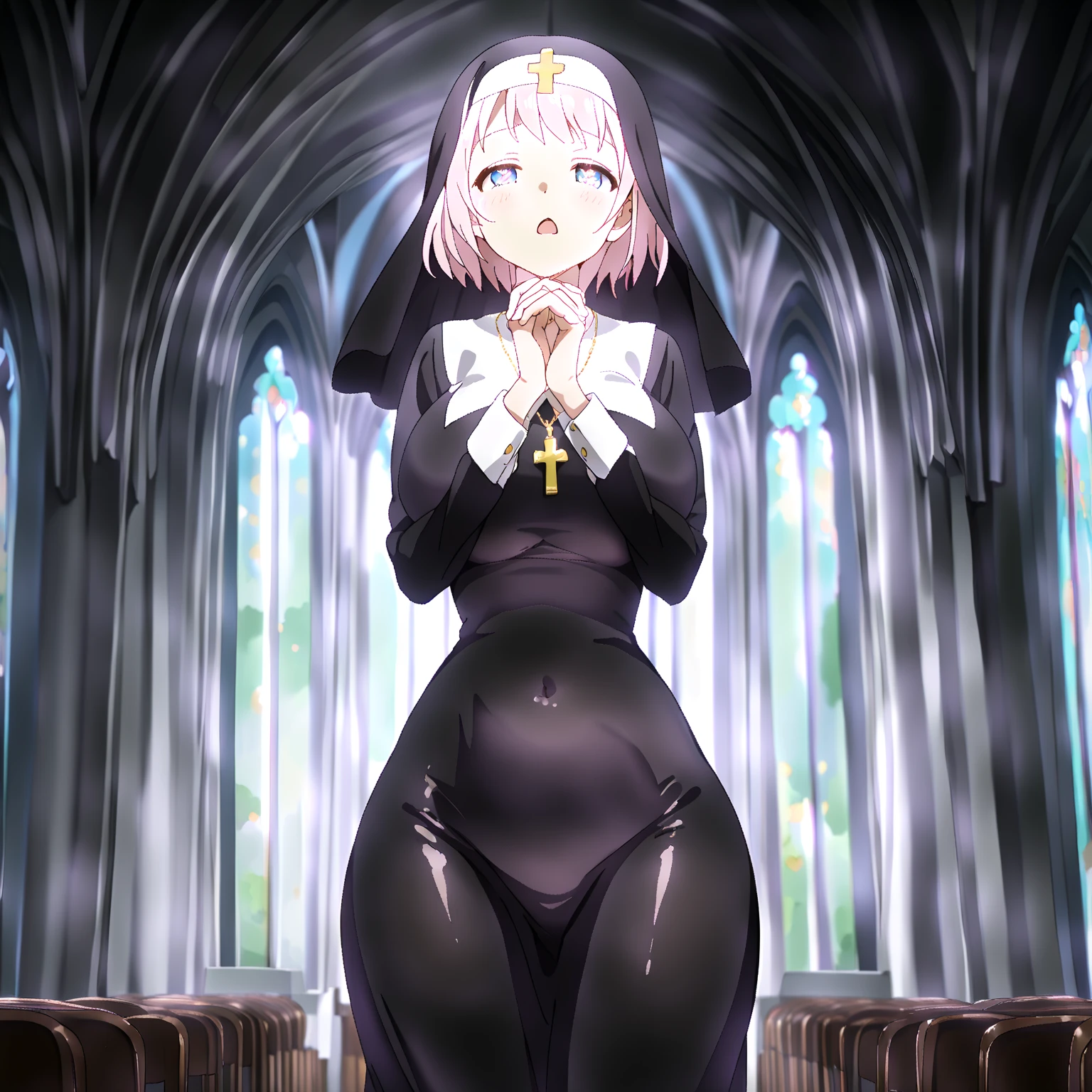 {artoria pendragon_fate ubw:1.15},(((white hair:1.5))), ((detail beautiful closed_eyes , :1.8)),,, ((Strong light )) , ((1 very tall girl:1.9)),((she is high tall:1.7)),, alone,, ((detail closed eyes, squinting,)) ,squinting,((open mouth :1.7)) ,hair between eyes, , ((( very long straight hair:1.5 ))),
BREAK, (((topless:1.7))), ((Black miniskirt :1.7)) ,((show off white panties:1.5)), BREAK , , beautiful light, , close up face:0.2, detail navel , detail thin thigs, , ((spread legs:1.5)), BREAK, ((BREAK ,sitting on gold liquid:1.7)),((Legs trembling)), trouble eyebrow, ,
nsfw,(???????:1.8) ,(slut:1.6),(vulgarity:1.7),(fucked silly:1.8),(steam:1.5),(Wet:1.5),(trembling:1.5),(((Twisting the body:1.7))) ,(drooling:0.2),(sweat:1.5),closed mouth:0.8, wince,(orgasm:1.7), trembling:1.8, beautiful upper body, Beautiful body, beautiful character design, perfect eyes, Perfect face, expressive eyes, Turning the face side to side,(church:1.5),in the center of the image, official art,High Definition CG Unity, Perfect lit, bright_front_face_lit, ,(Highest_quality:1.0),4K,Super detailed, photograph, 8k, nffsw, High resolution, absurdes:1.2, kodak portrait 400, film grain, Lens flare, (lively_Farbe:1.2) (beautiful, small breast:1.7), (beautiful_face:1.3),(narrow_waist),((blush)), ((detail nipple)),,sabias, dress,