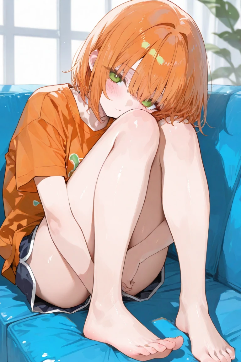 anime girl laying on the floor with her legs crossed, Smooth Anime CG Art, an anime girl, Realistic anime style, photorealistic anime girl render, Cute anime girl rendering, Seductive Anime Girl, Trending on CGSTATION, realistic anime, realistic young anime girl, beautiful alluring anime teen, Anime Style Digital Anime Illustration