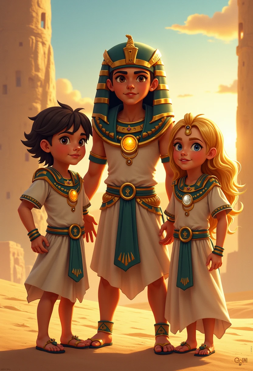 2girls 2boys adventuring in egyptian pyramid mummy treasure (masterpiece:1.2) (photorealistic:1.2) (bokeh) (best quality) (detailed skin:1.3) (intricate details) (8k) (cinematic lighting) (sharp focus) (AS-Younger)
