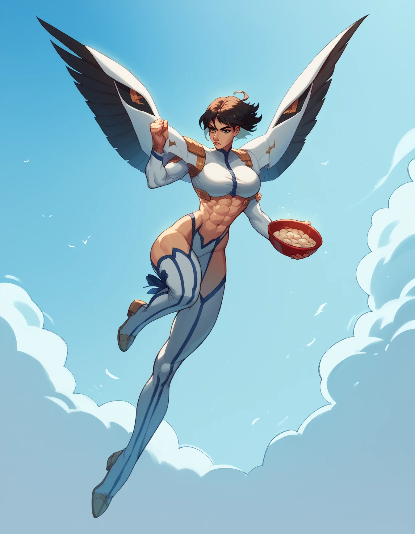 Cement glasses nudist jumps、Severely torn clothes are scattered around、Unstable buoyancy sandstorm、amazing dynamism、great angle、