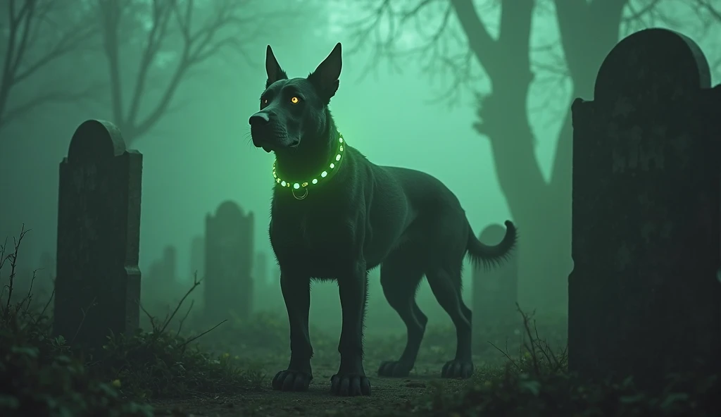 (knitted toy voodoo:1.7), (Voodoo Dog:1.3), (Appearance: skeletal dog with patches of decaying fur and glowing green eyes:1.0), (Accessories: enchanted collar emitting a ghostly light, floating bones:1.1), (background: desolate graveyard with broken tombstones, creeping shadows, and an atmosphere of death and despair:1.2), best quality, masterpiece, detailed soft oil painting, detailed background, dramatic cinematic lighting, soft edge lighting, professional, dramatic lighting, hard edge lighting, ultra quality, 4k, masterpiece, best quality, 8k, ultra high definition, high resolution, extremely detailed