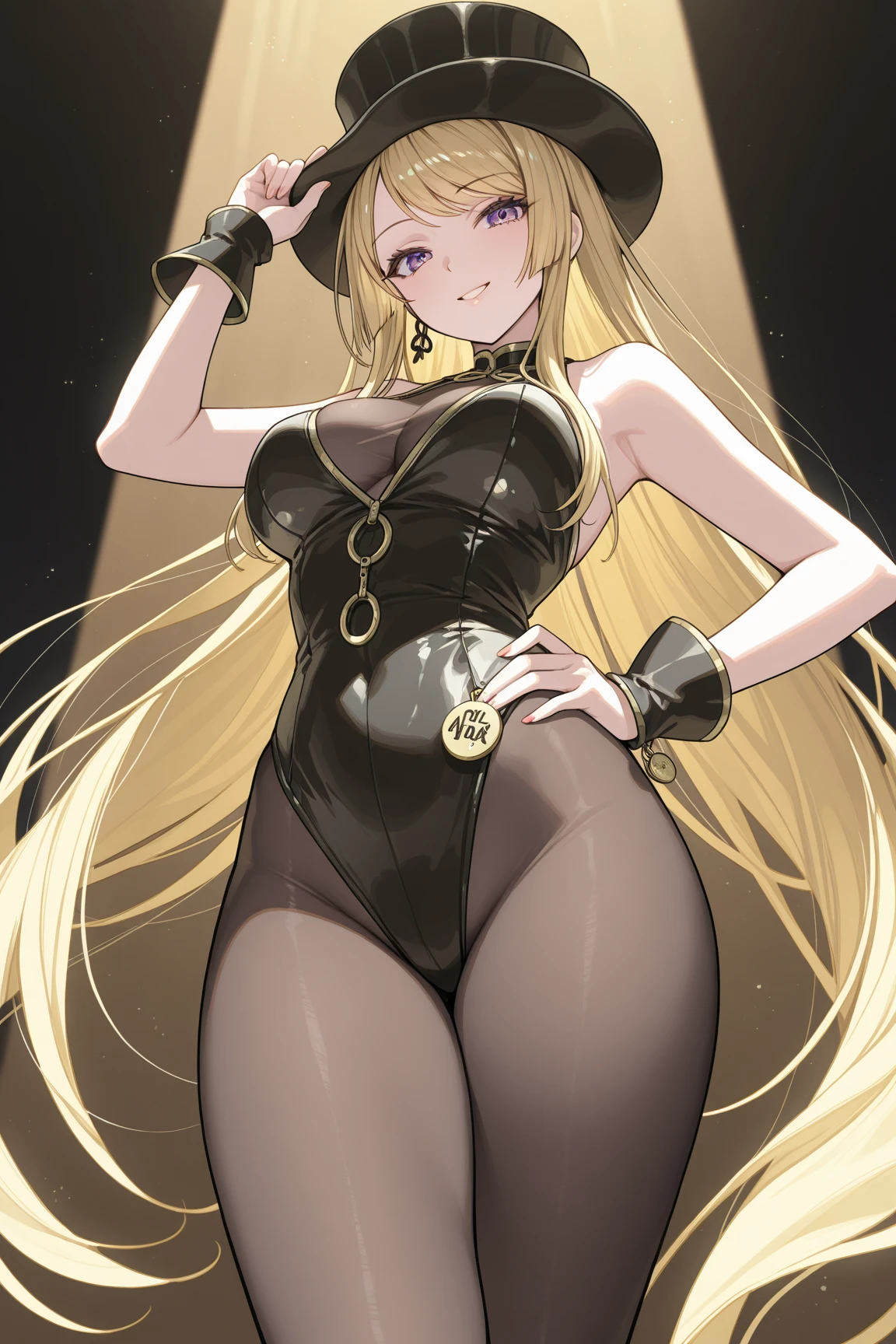 young girl, Pullover, whole body to see, straight hair, (( very wide hips)), (((colossal Thighs, gigantic thighs, very huge thighs, very big thighs))), fullbody, soldier girl, Fit girl, ABS, high cut leotard, Cyberpunk, angry smile, holding gun, Battle, long hair, big smile showing teeth, exited, Fishnets stockings, freckles, sleveless, shoulderless, platform heels
