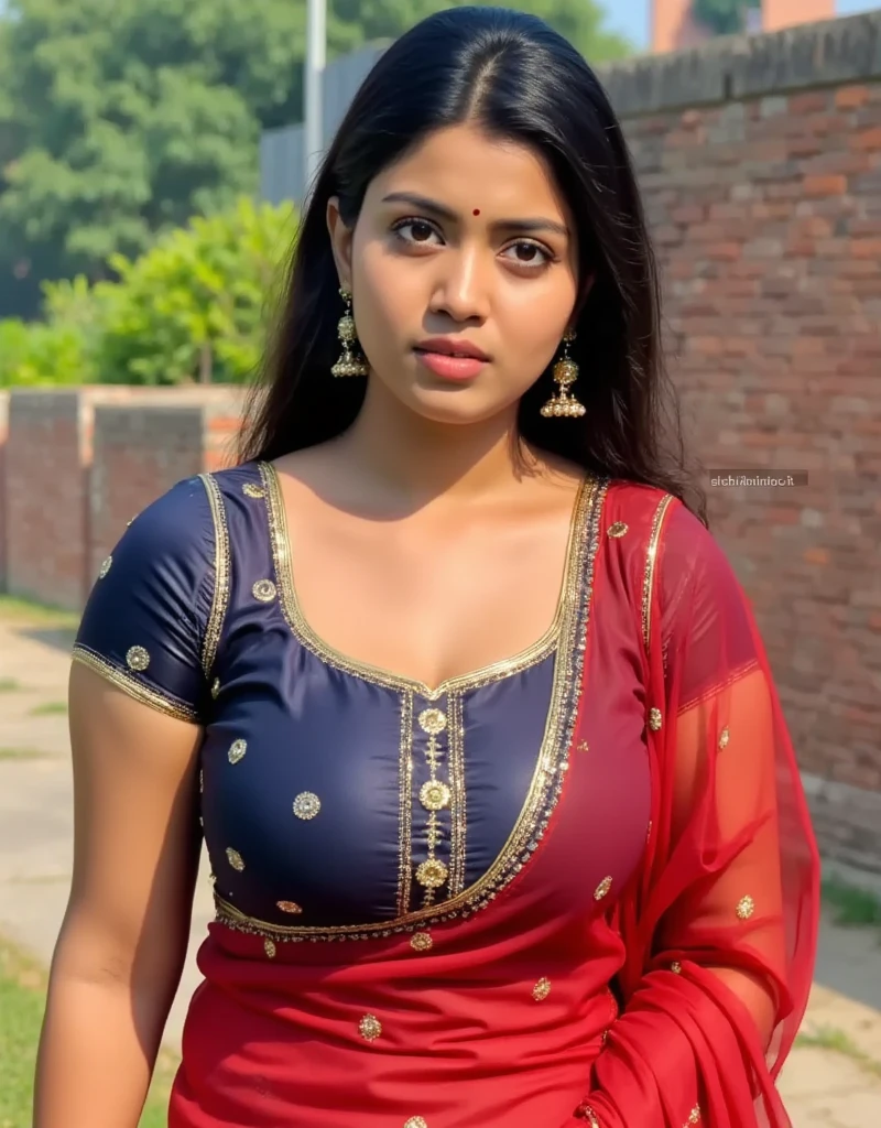 Make boobs very big with cleavage