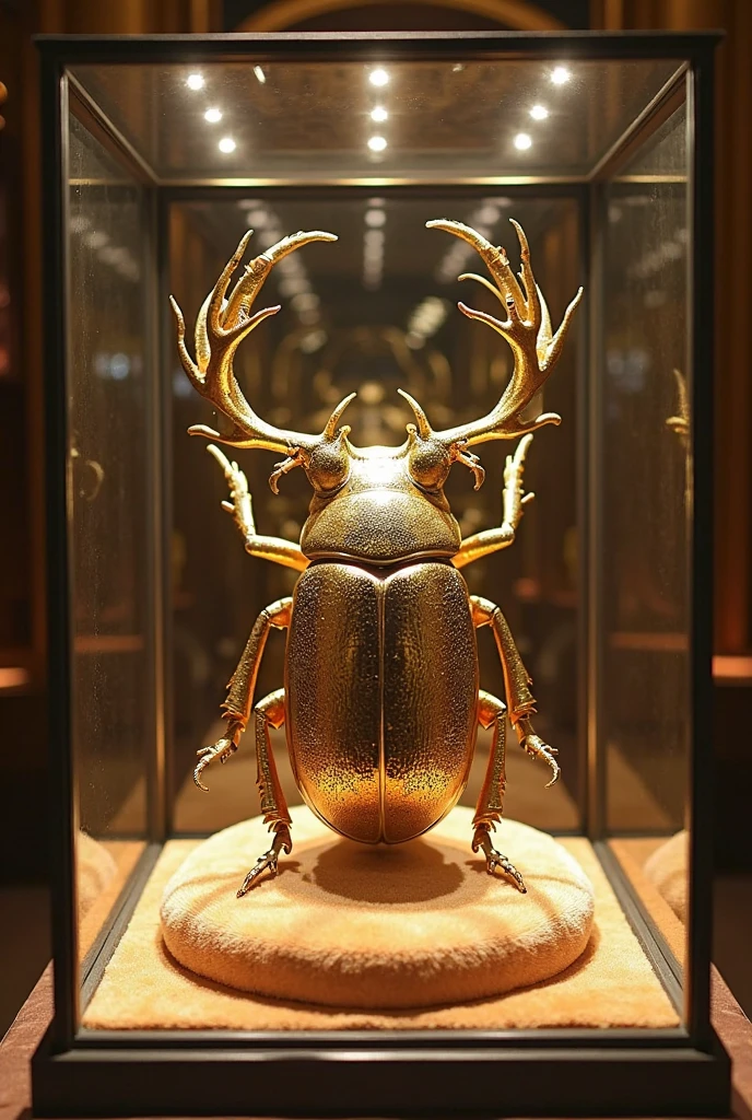 object, (Intricate magic pendant of diamond and rosegold), hanging on neck, stag beetle, (masterpiece), realistic colorful photography, solo focus, professional photograph,  <lora:Beetle:1>