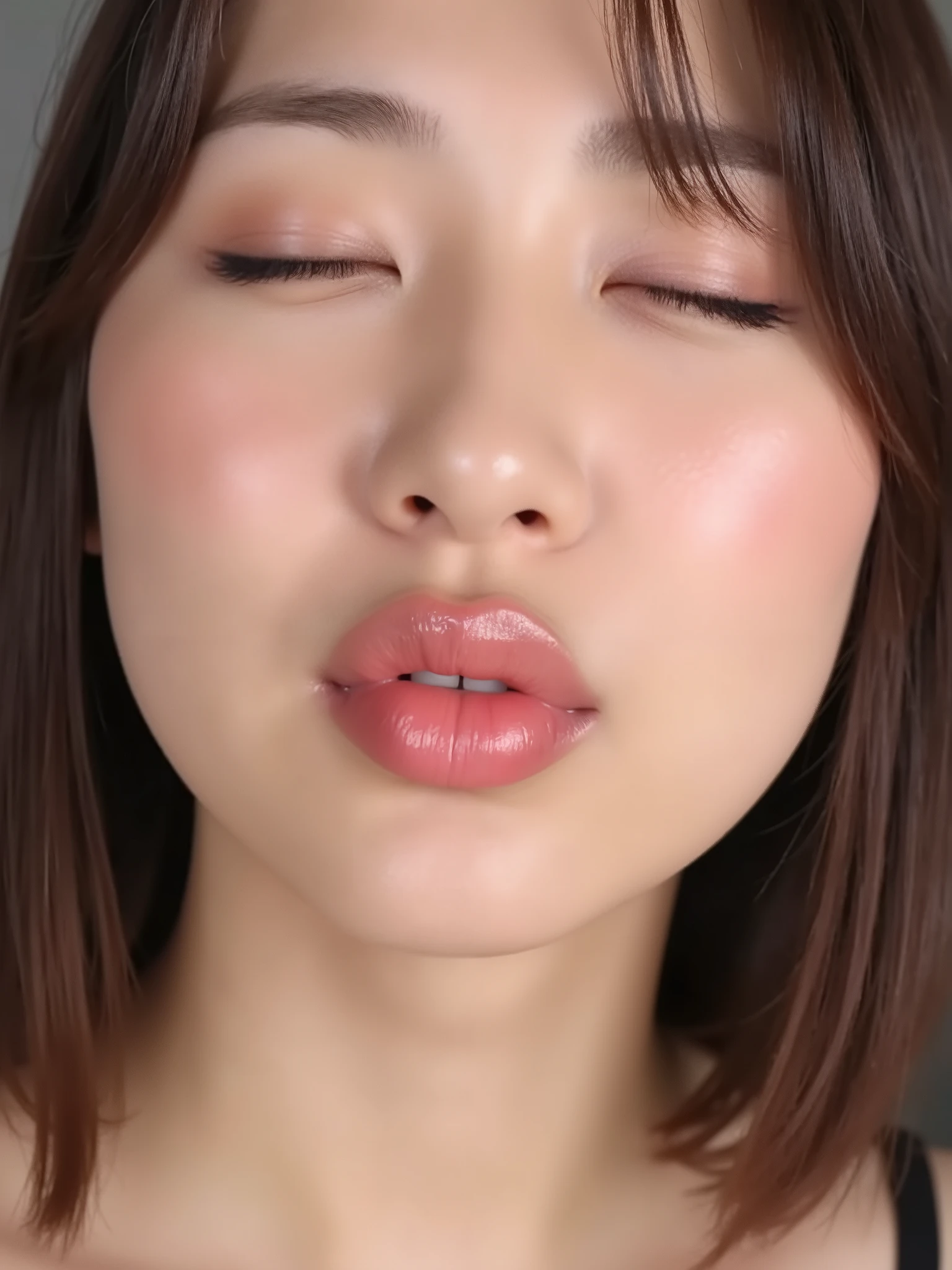 (highest quality:1.1), (masterpiece:1.2), (realistic:1.2), (be familiar with:1.1),1 japanese girl、Random hairstyles for short hair or updo、18 ~ Random age between 35 years 、very beautiful face、perfect face, exotic face、short hair、wet hair、sweaty skin、blush、Completely naked ,hold the penis、expression of ecstasy、 (very thick penis、Detailed depiction of the penis、 drips all over the face and body:1.5)