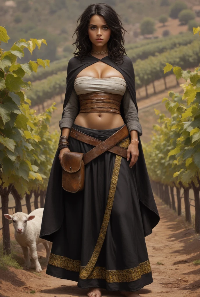 ((Unparalleled beautiful girl nude photo:1.3)), ((A work in which only one person is depicted:1.3)), ((It is a medically accurate human figure:1.3)), ((Shot of the whole body:1.3)), ((Being outdoors in the middle of nowhere, deep in the mountains:1.2)), ((Cloud-deep high mountain background:1.2)), Super cute, ((Hunting costumes with high exposure:1.3)), ((Her hunting costume is broken down and her nipples are visible:1.3)), ((Traditional hunting costume:1.3, no-bra:1.2)), (Standing with legs open:1.2), ((Light-colored nipples are visible:1.2, Blue eyes:1.2)), The cutest model, ((Holding a spear in one hand:1.3)), ((Perfectly detailed faces:1.2)), ((Western chiseled and beautiful face:1.2)), ((Bangs hairstyle:1.3)), ((Stylish blonde updo hairstyles:1.2)), extremely detailed eye, ((Traditional hunter-gatherers are wearing bracelets:1.3)), (Sun-tanned wheat-colored mermaid:1.2), (8K, Raw photo, Best Quality, depth of fields)