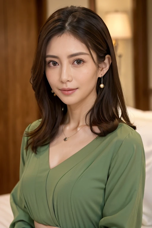 ((Highest quality)), ((masterpiece)), (detailed),Perfect Face,Japanese,Mature Woman,Upper Body