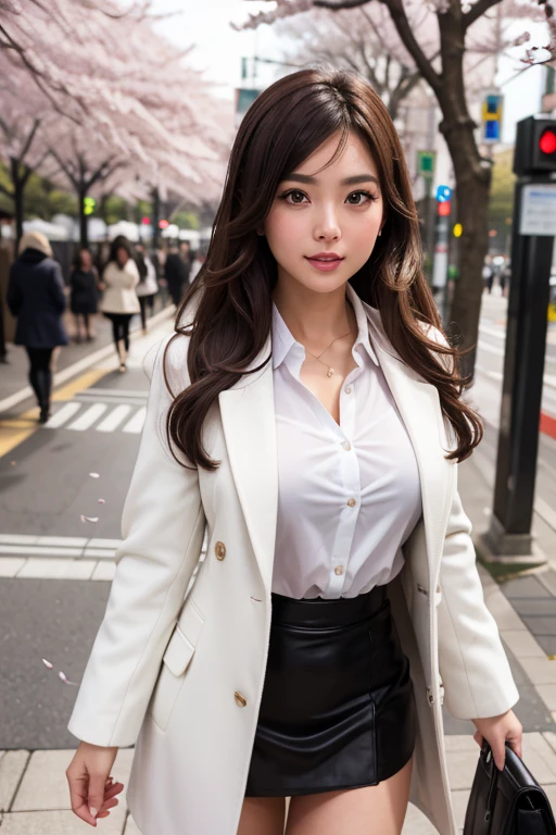 Best Quality Detail:1.2, realisitic, 8K UHD, hight resolution, 1girl in:1.2, The ultra-detailliert, High quality textures, intricate detailes, detaileds, Very detailed CG, High quality shadows, Detail Beautiful delicate face, Detail Beautiful delicate eyes, depth of fields, Ray traching, in her 20s, Pretty Kpop Girl, Korean Urzan Face:1.1, Slender face, ulzzang -6500-v1.1:0.6, pureerosface_v1, gloweyes, teak, Glossy lips, perfectbody, a choker、cleavage of the breast、 Brown hair、poneyTail:1.1, Street, Particle, look at viewr, Photorealsitic:1.4, ultra-detailliert, photos realistic, 4K 8K UHD Full Color RAW Photos, Fuji Film(Medium format:1.2), Hasselblad:1.2, Carl zeiss:1.1, Incredible dynamic range photography(UTIL_Art by Smoose-768:1.1), hight resolution, High pixel count, clear details, crisp image, Natural color reproduction, Noise Reduction, High fidelity, qulity, Software Improvements, Upscaling, Optimized algorithms, Pro-level retouching、((Shibuya, tokyo prefecture))、On the way to shopping、((Fashionable clothes with a very high design))、Classic tailored suit: Box-shaped tailored jacket and pantsuit、Power dressing