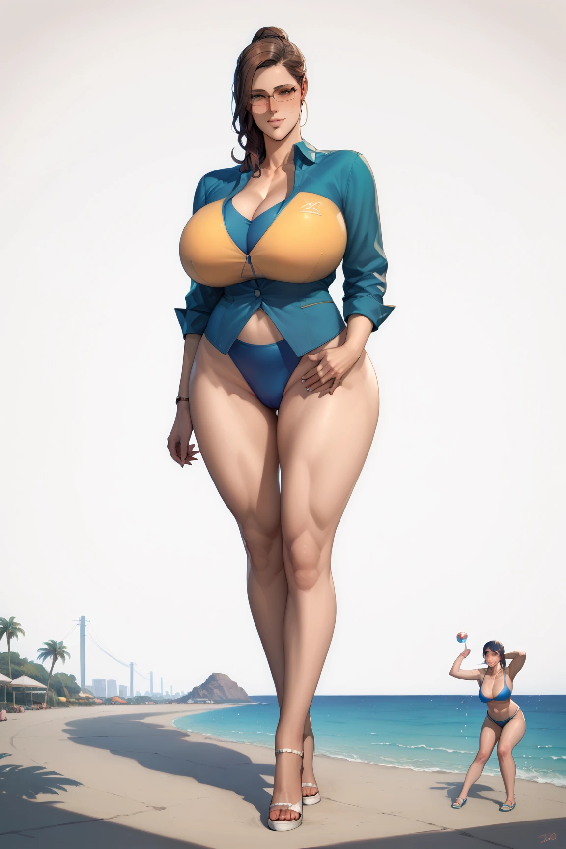 Latin goddess, fat plus size model in sexy shiny micro bikini, giant ass, bodybuilder, close-up of a woman, posing on a cyberpunk city at night, brunette goddess, sexy swimsuit bikini, angelawhite, sexy girl, brunette, sexy lingerie, stunning view, brunette in the night city, teasing, very sexy, sensual and seductive, sexy look, beautiful brunette, in micro bikini, busty, very sexy outfit,