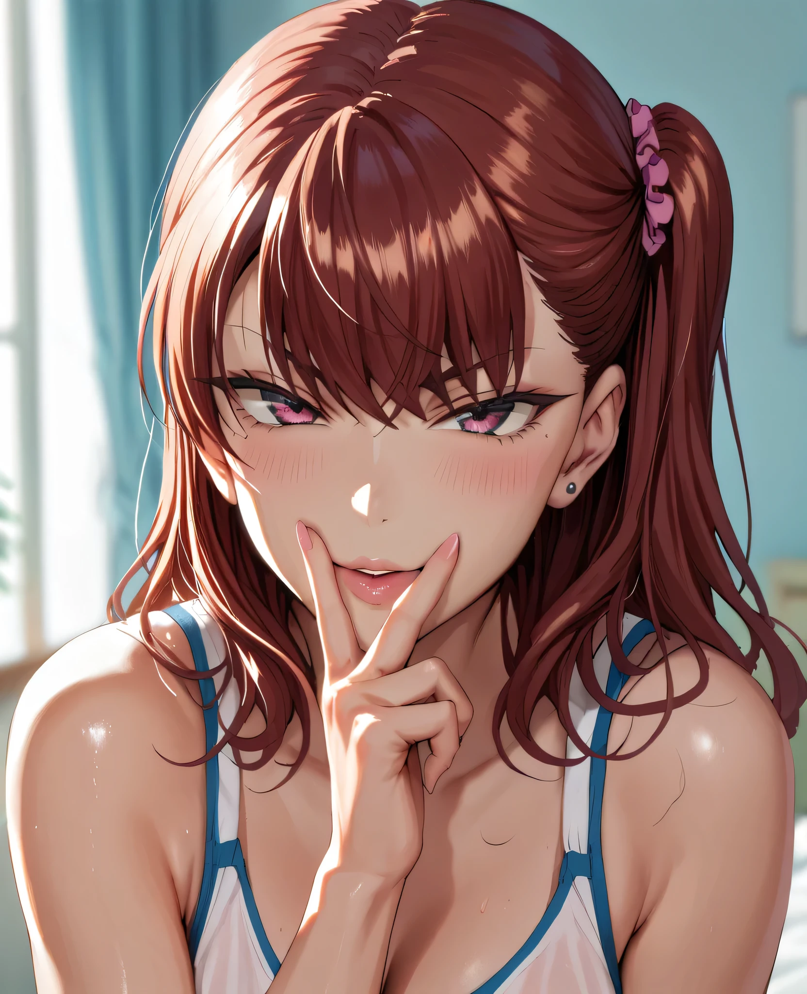 Nogami Izumi, Kninglings gesture, Another girl leaving in the background