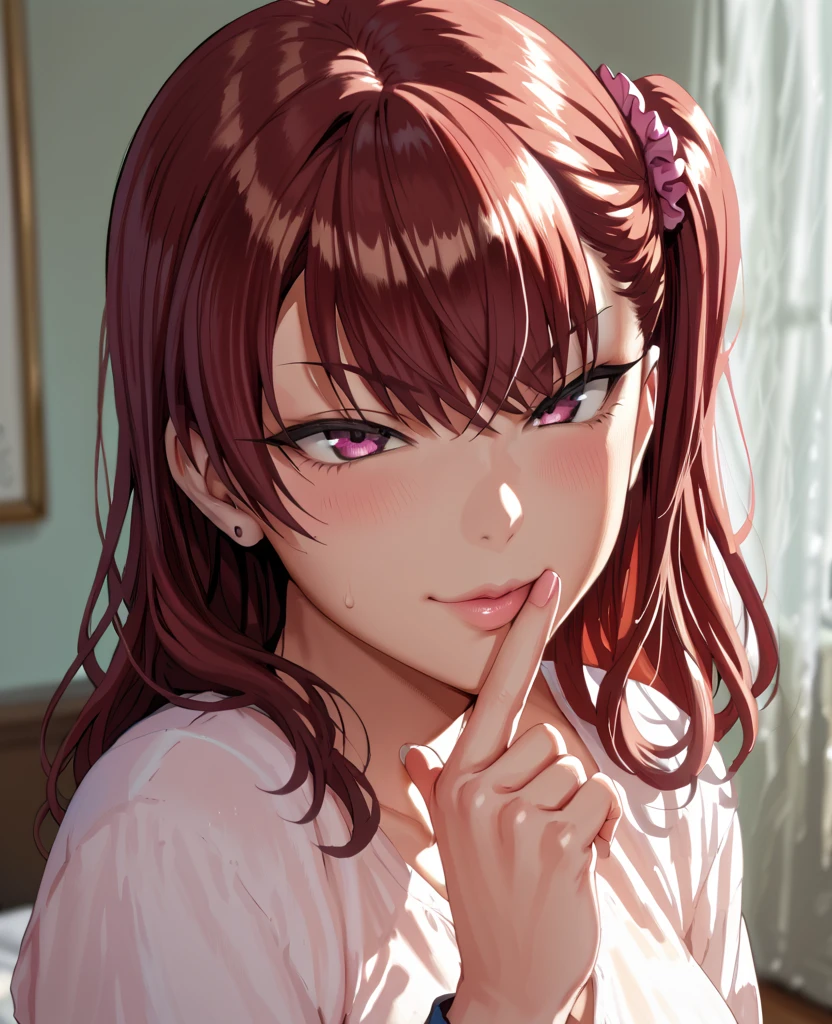 Nogami Izumi, Kninglings gesture, Another girl leaving in the background