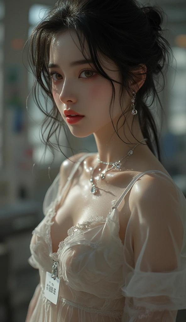 Prostitute, (seductive, enchanting, alluring), hotel window at night(raw photo ,photorealistic:1.5)(beautiful detailed girl, extremely detailed eyes and face:1.2)(best quality ,masterpiece, illustration, an extremely delicate and beautiful, extremely detailed ,CG ,unity ,8k wallpaper, Amazing, finely detail, best quality,official art:1.3)