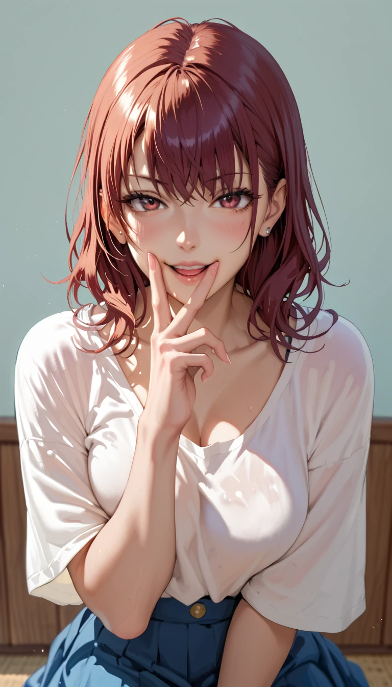 Nogami Izumi, Kninglings gesture, Another girl leaving in the background