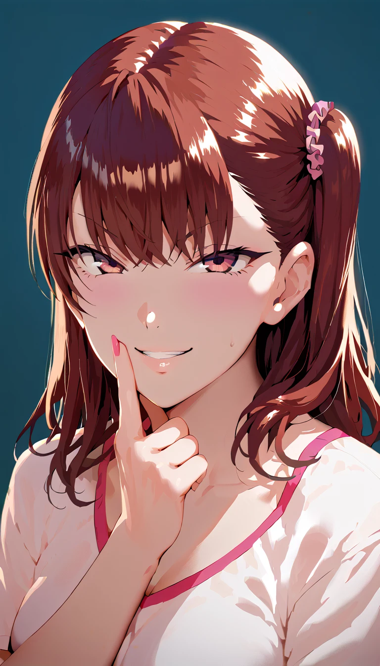 Nogami Izumi, Kninglings gesture, Another girl leaving in the background