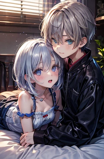 Highest quality Short hair male Red and blue eyes I don't have anything kind 15 years old Private Server one person