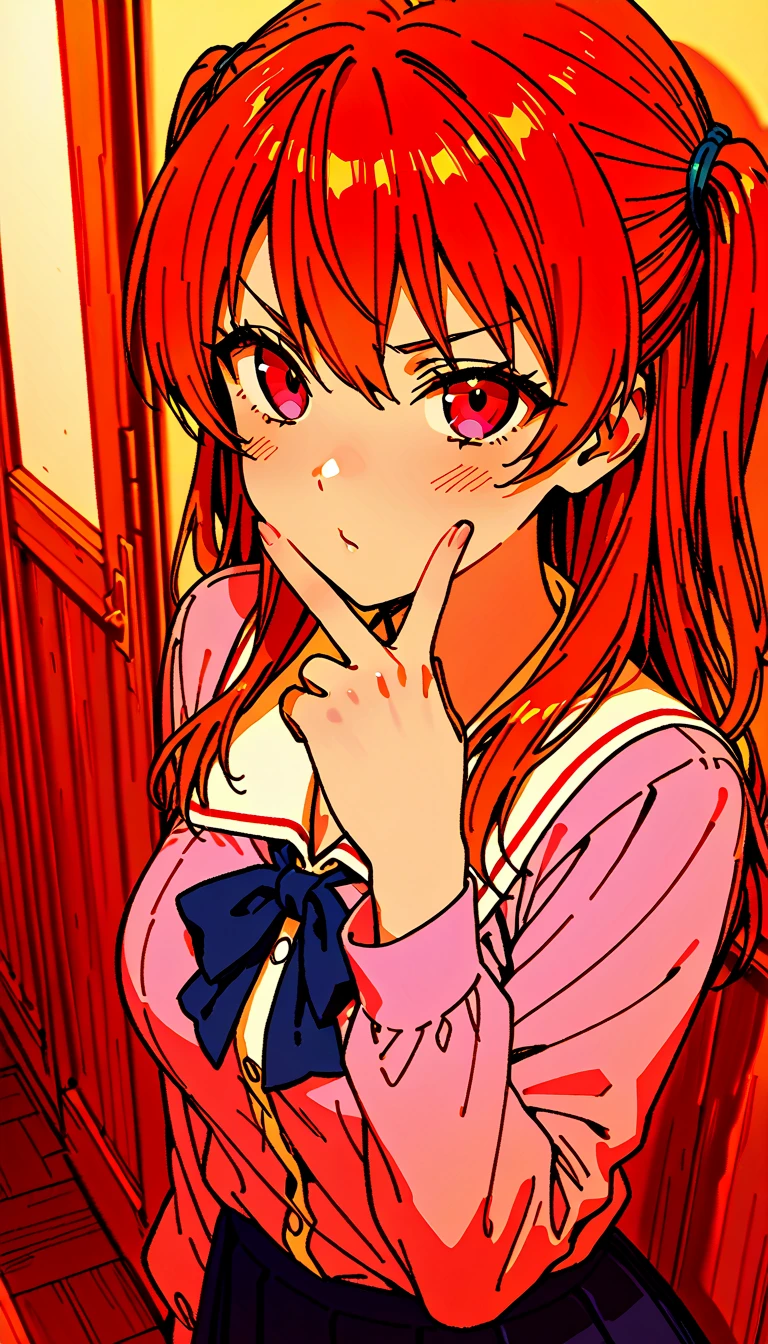 Nogami Izumi, Kninglings gesture, Another girl leaving in the background